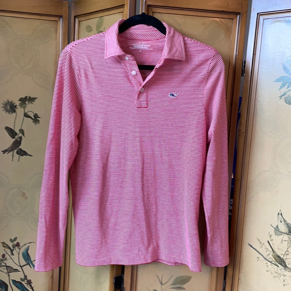 Vineyard Vines boys edgartown polo sz L